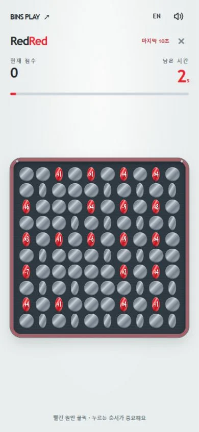 Actual RedRed Burning Time with 20 red circles